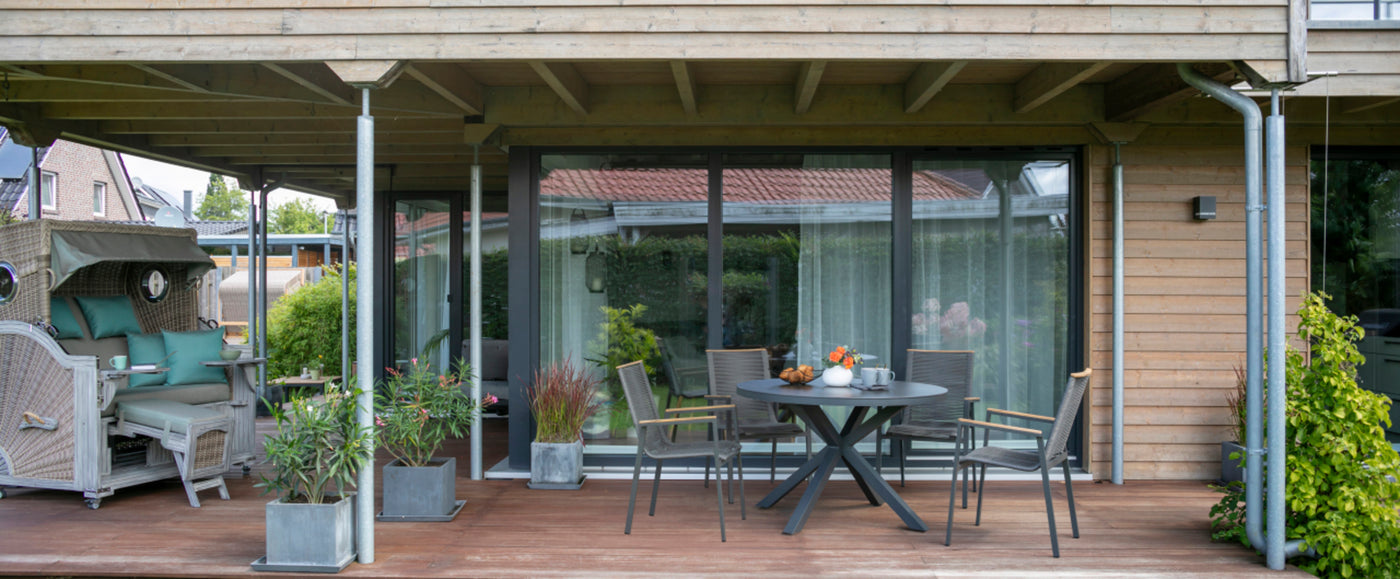 Livingston Tisch rund 120 cm dark grey