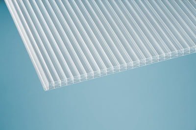 25 mm Lexan Polycarbonat Hohlkammerplatten thermo in klar