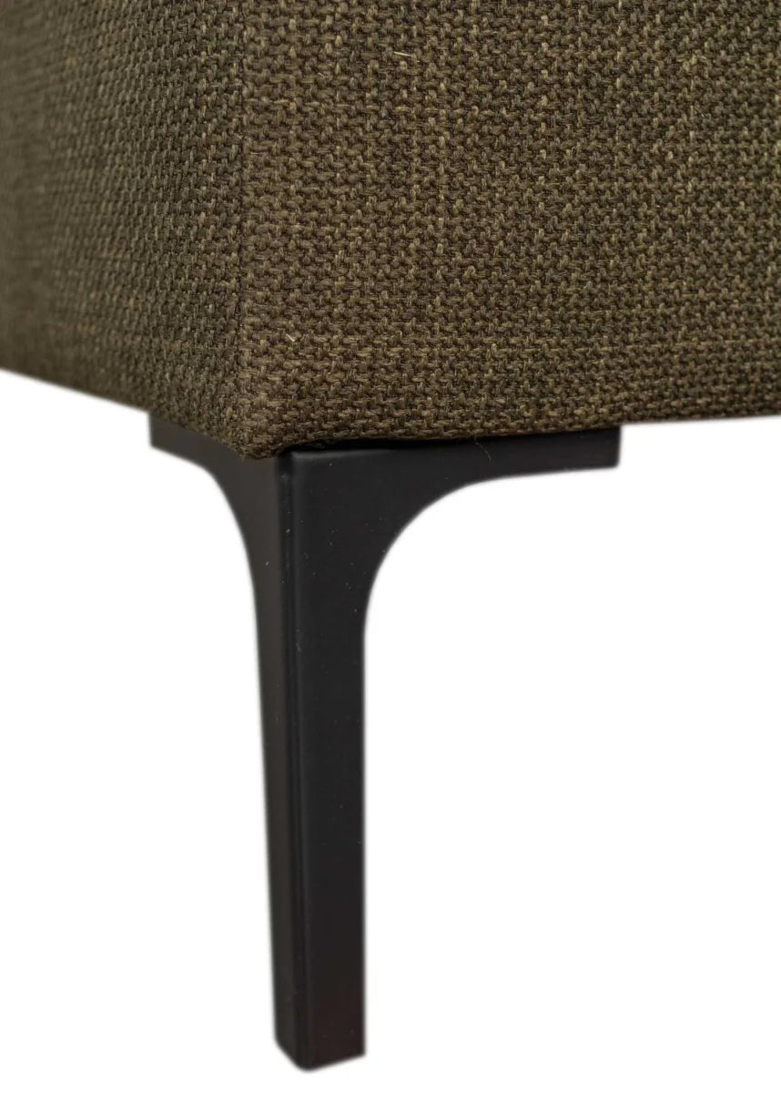 Sofa Dreisitzer Troia green mit Chesterfield Steppung