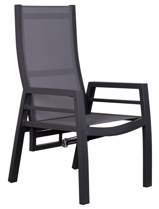 Montana Dining Relaxsessel Aluminium / Textilene