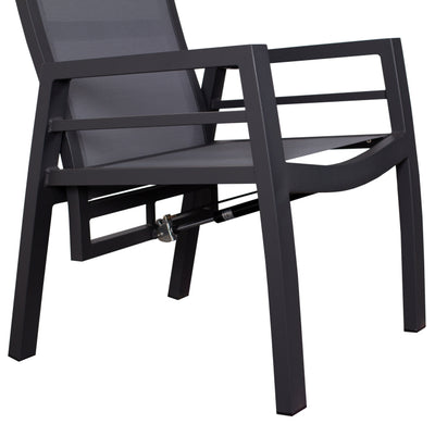 Montana Dining Relaxsessel Aluminium / Textilene