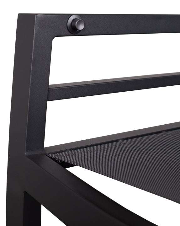 Montana Dining Relaxsessel Aluminium / Textilene