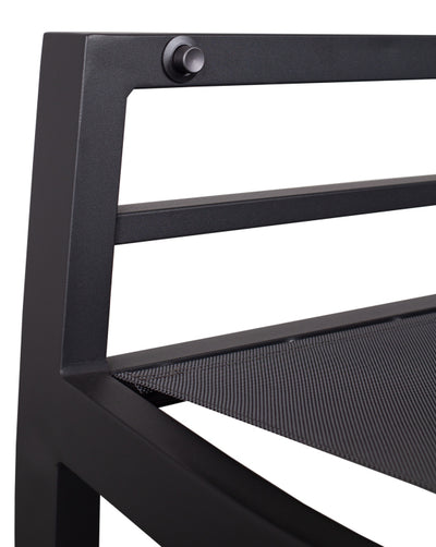 Montana Dining Relaxsessel Aluminium / Textilene