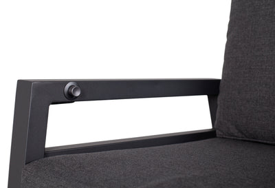 Montana Dining Relaxsessel Aluminium / Textilene