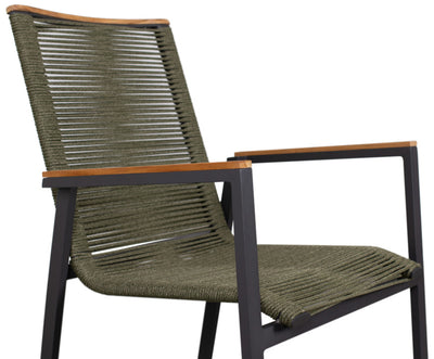 Montana Diningstapelsessel Rope green