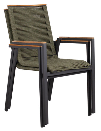 Montana Diningstapelsessel Rope green