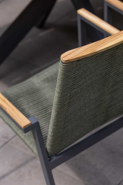 Montana Diningstapelsessel Rope green