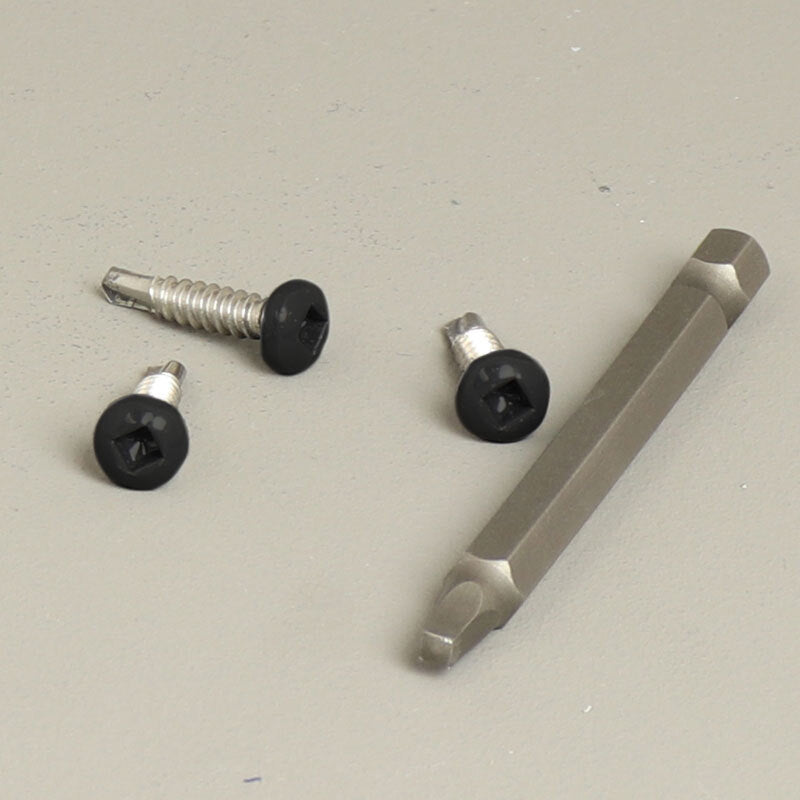 Schrauben Edelstahl 4,2x19 Anthrazit, Weiß oder Schwarz (60x)