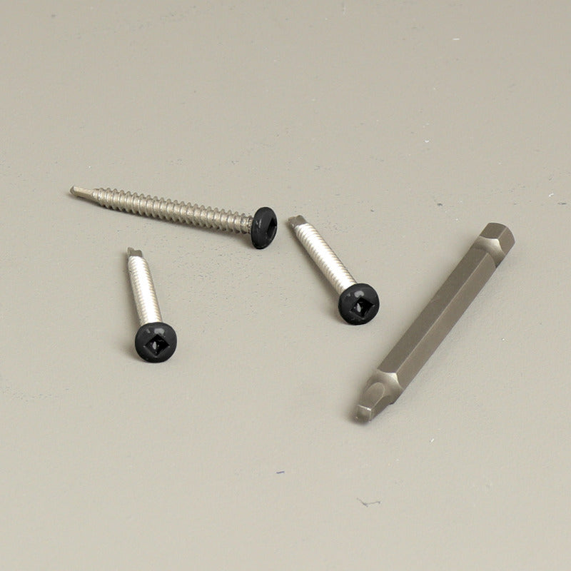 4,2x40 mm Schrauben Edelstahl Anthrazit, Weiß & Schwarz (60x)