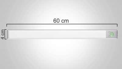 Sennsolight - Magnetische Multifunktionsleiste mit Bewegungsmelder 24/60 cm