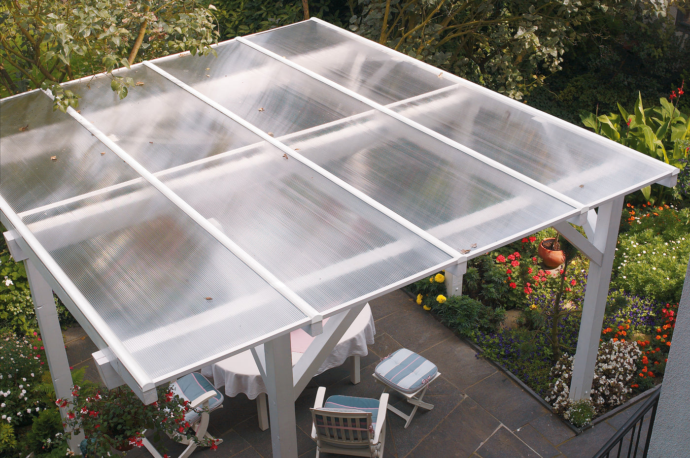 10 mm Lexan Polycarbonat Hohlkammerplatten in klar