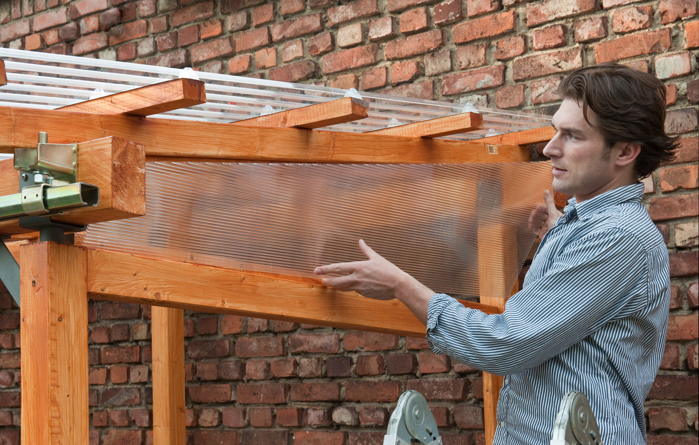 4,5 mm Polycarbonat Hohlkammerplatte in Klar