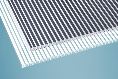 16 mm Polycarbonat Hohlkammerplatten gestreift "Zebrastyle"