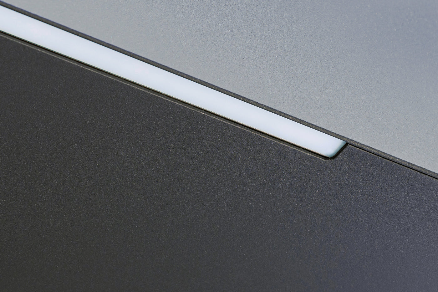 Rechteckvordach BS Plus mit Pfosten in Anthrazit