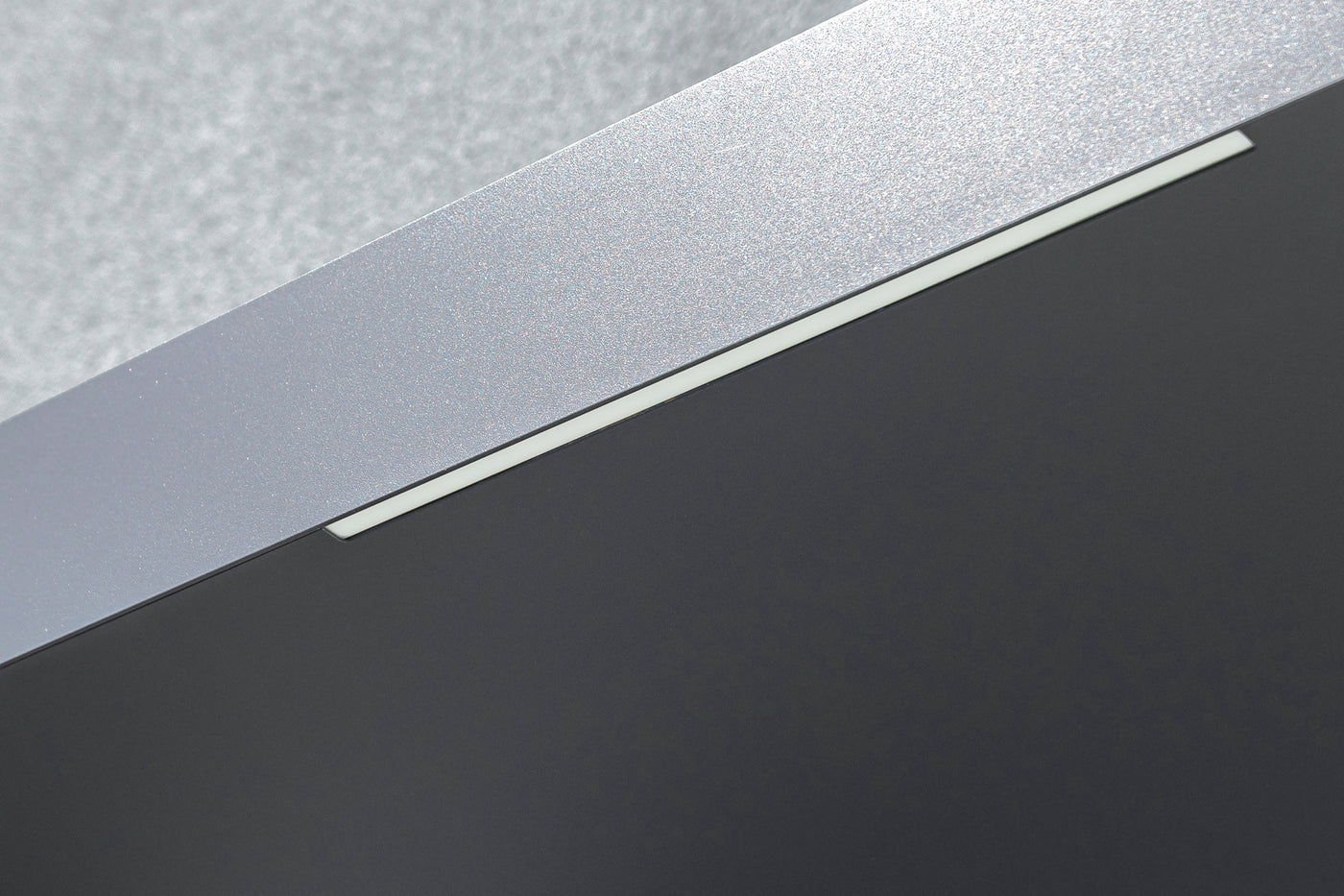 Rechteckvordach BS Plus mit Pfosten in Anthrazit