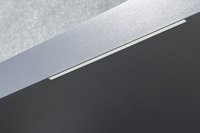 Rechteckvordach BS Plus mit Pfosten in Anthrazit