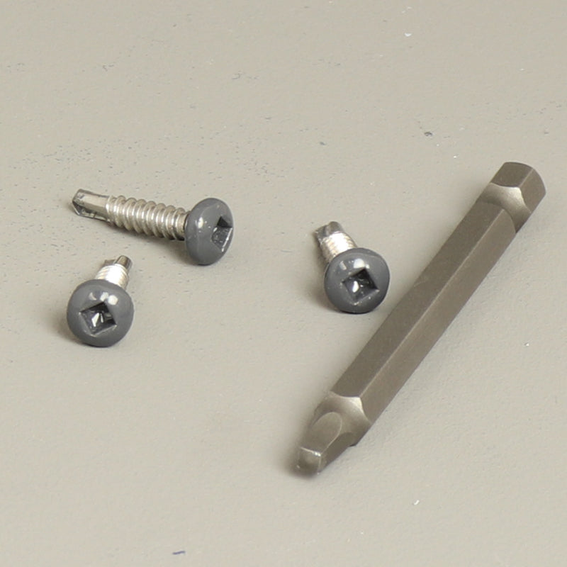 Schrauben Edelstahl 4,2x19 Anthrazit, Weiß oder Schwarz (60x)