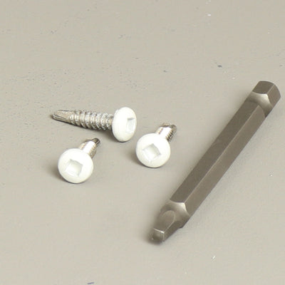 Schrauben Edelstahl 4,2x19 Anthrazit, Weiß oder Schwarz (60x)