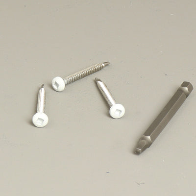 4,2x40 mm Schrauben Edelstahl Anthrazit, Weiß & Schwarz (60x)