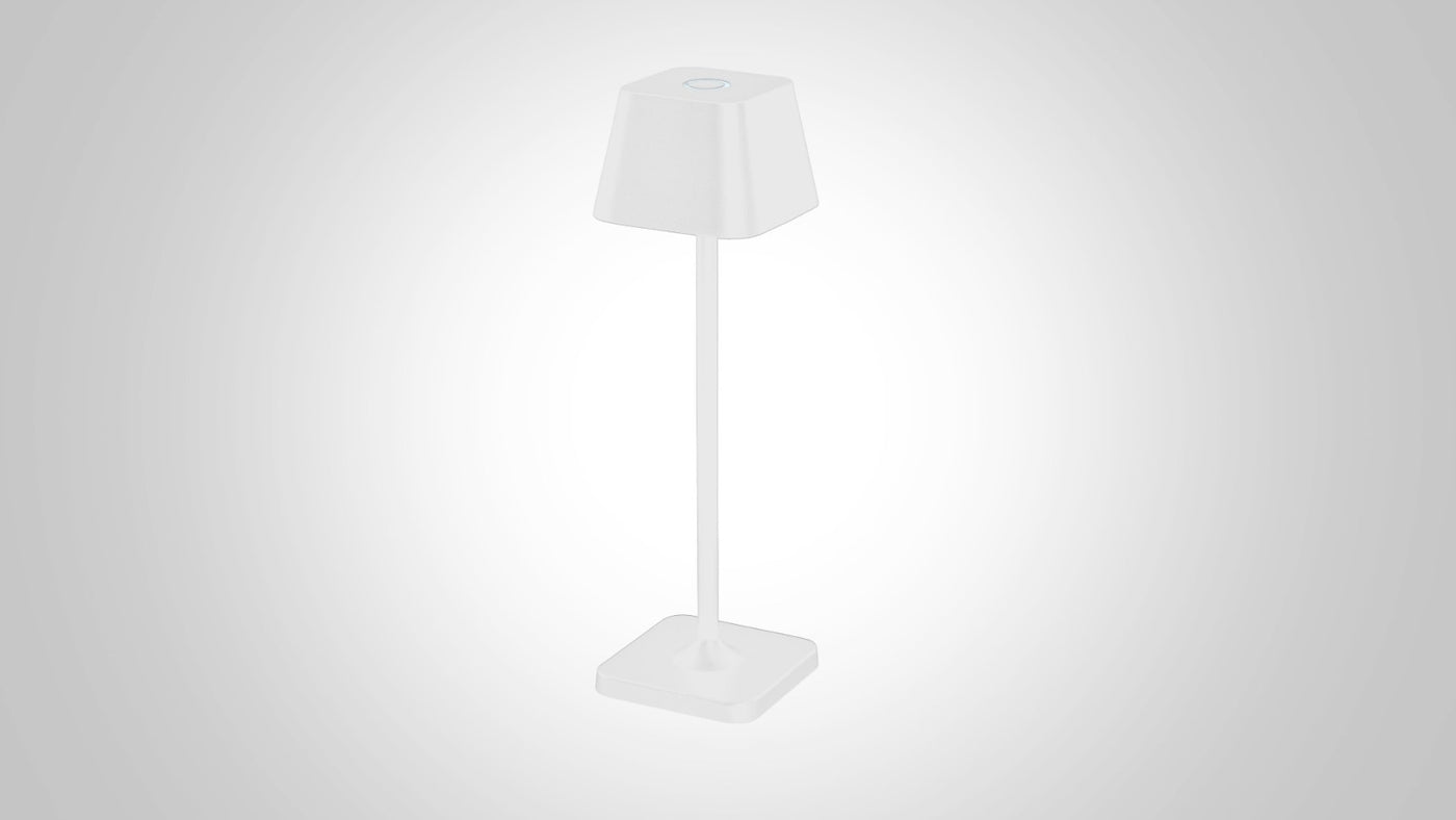 Dimmbare Akku-Tischlampe in verschiedenen Farben mit Farbwechselfunktion, inkl. Ladebasis TL2 ES