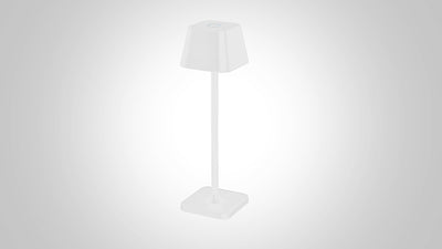 Dimmbare Akku-Tischlampe in verschiedenen Farben mit Farbwechselfunktion, inkl. Ladebasis TL2 ES