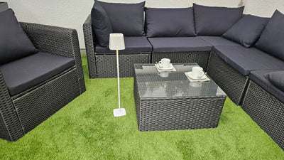 Höhenverstellbare Akku Tisch- und Stehlampe 4-in-1 TL5 in Schwarz oder Weiß