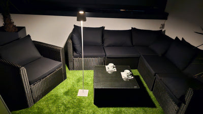 Höhenverstellbare Akku Tisch- und Stehlampe 4-in-1 TL5 in Schwarz oder Weiß