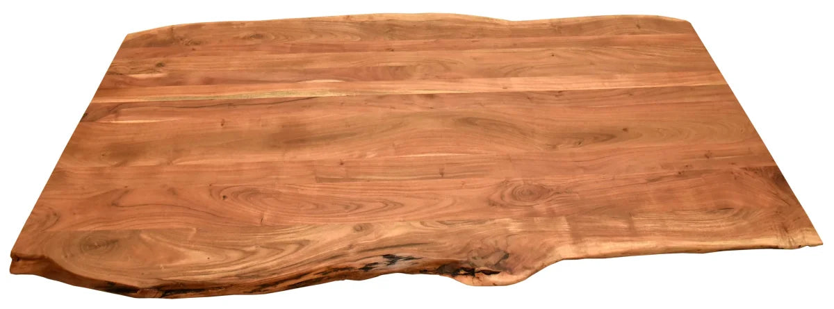 Baumkantentisch Catania Akazie Cross Gestell 160 x 90 cm