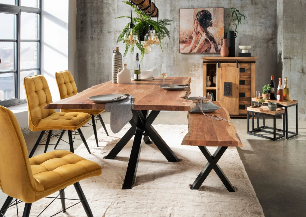 Couchtisch 2er Set Lecce Mango natur