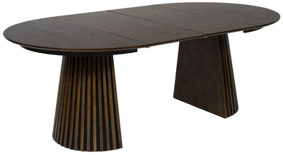 Esstisch oval 120/210 x 120 cm in verschiedenen Farben