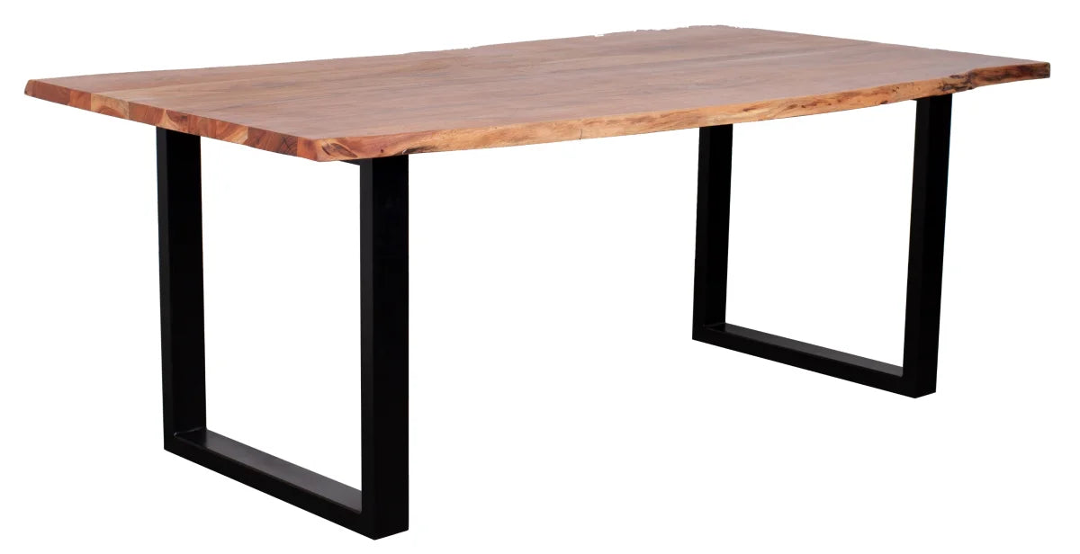 Esszimmer Set Matera beige & Tisch Catania Gestell U-Form