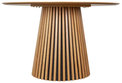 Esszimmer Set Matera beige & Tisch Oria Natur Oak