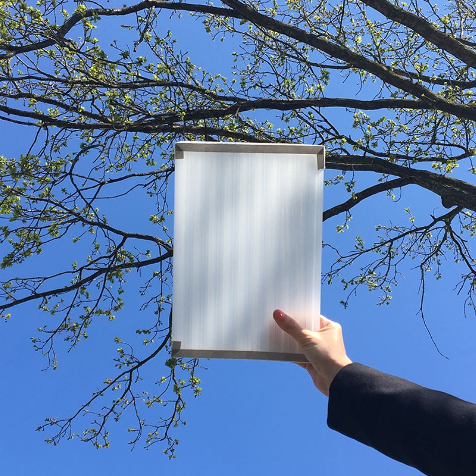 Terrassenüberdachung – P160 Ecoline Bosco mit Polycarbonat-Dacheindeckung in OPAL