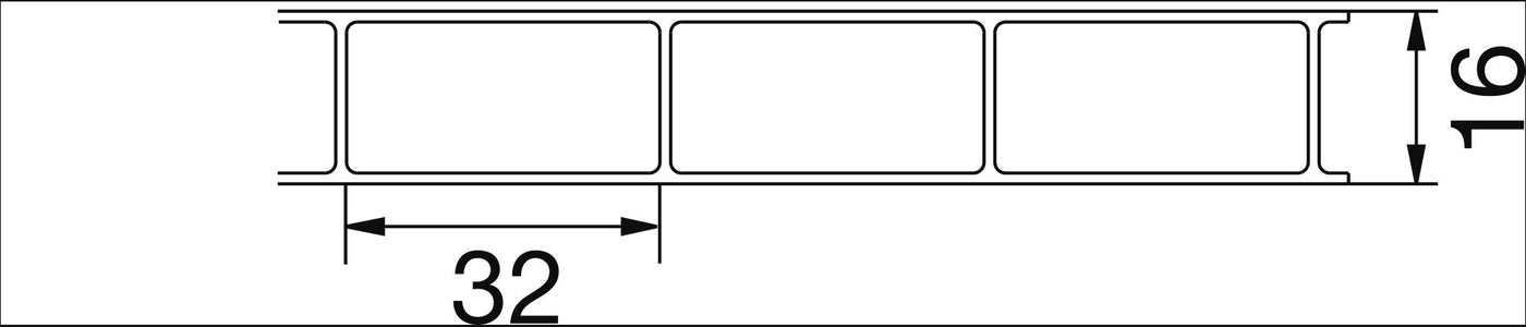 16 mm Polycarbonat Hohlkammerplatten esthetics mit breiteren Kammern