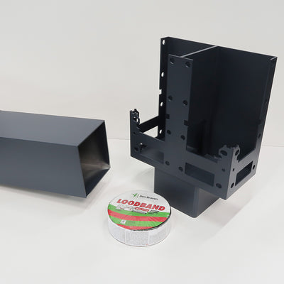 Kopplungsset für 2 Wandmontage-Systeme PPA Anthrazit, Weiß & Schwarz