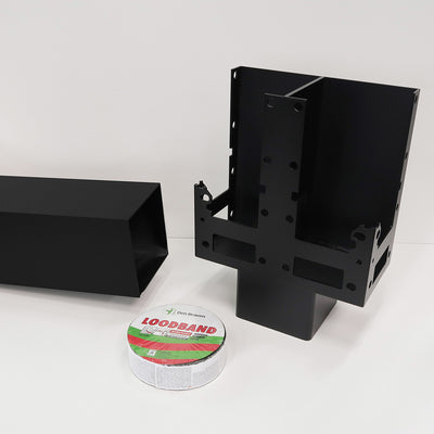 Kopplungsset für 2 Wandmontage-Systeme PPA Anthrazit, Weiß & Schwarz