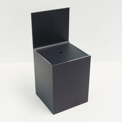 Mittelpfosten-Set PPA & Trebbiano Anthrazit, Weiß oder Schwarz