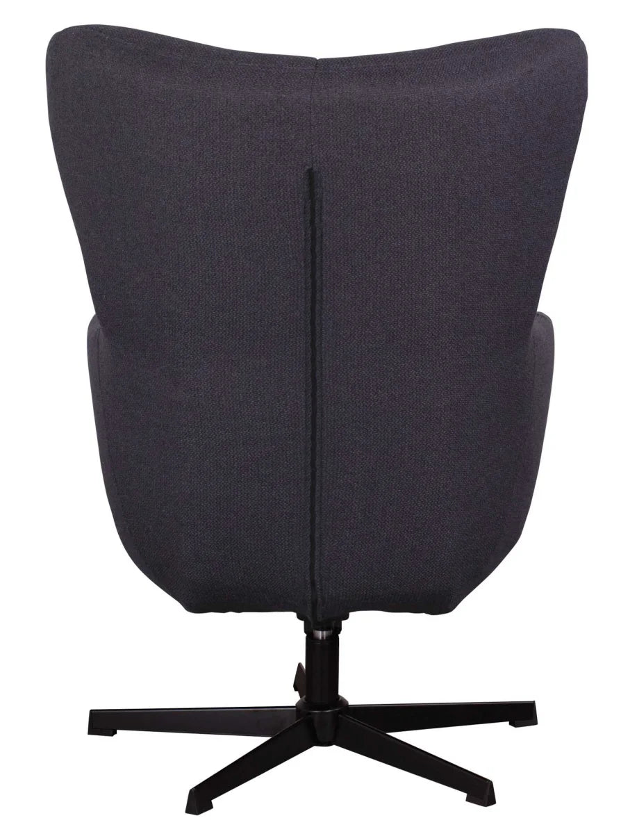 Ohrensessel Sava deep blue inkl. Fußhocker