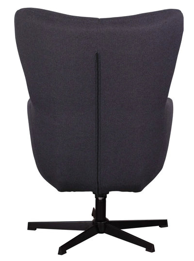 Ohrensessel Sava deep blue inkl. Fußhocker