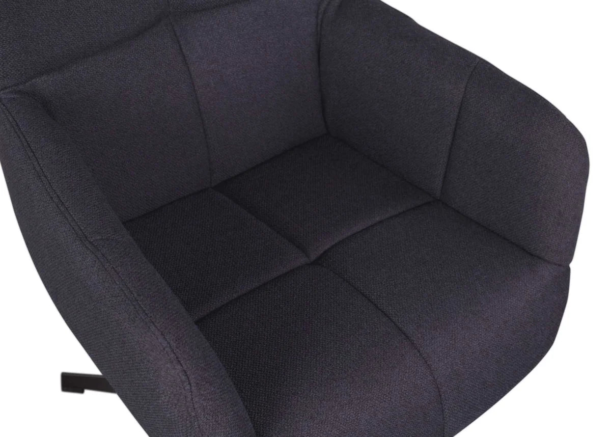 Ohrensessel Sava deep blue inkl. Fußhocker