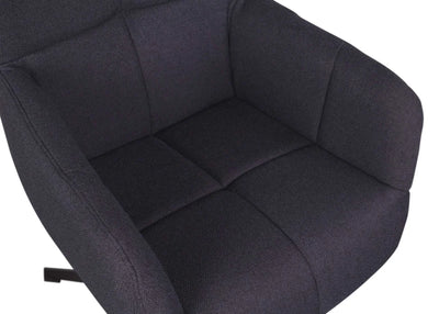 Ohrensessel Sava deep blue inkl. Fußhocker