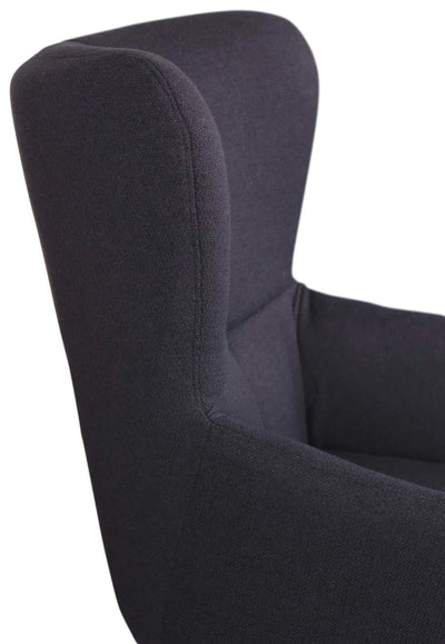 Ohrensessel Sava deep blue inkl. Fußhocker