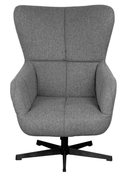 Ohrensessel Sava Salt & Pepper inkl. Fußhocker