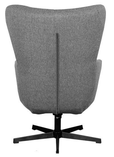 Ohrensessel Sava Salt & Pepper inkl. Fußhocker