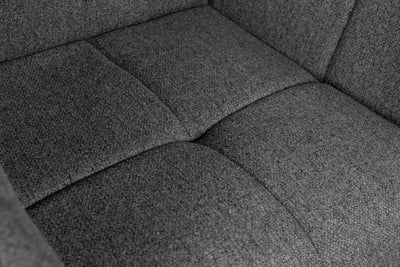 Ohrensessel Sava Salt & Pepper inkl. Fußhocker