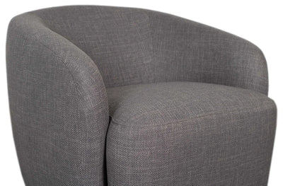 Polstersessel Loconia drehbar in beige oder grey