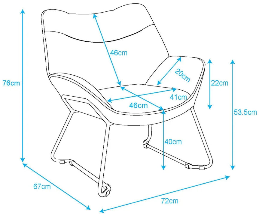 Sessel Aliano (verschiedene farben)