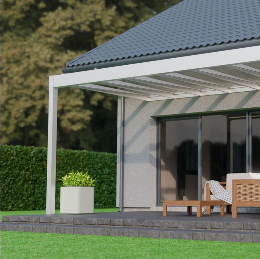 cube markise Cube Terrassendach aus Aluminium | Mit LED & Montage