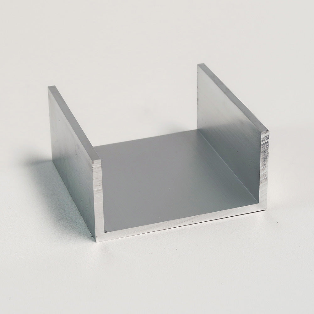 Aluminium Fußplatte für Vierkantpfosten 110x110