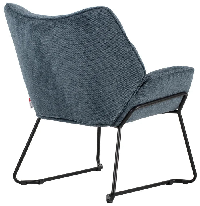 Wohnzimmer Set Aliano blau & Beistelltisch Fermo 2er Set